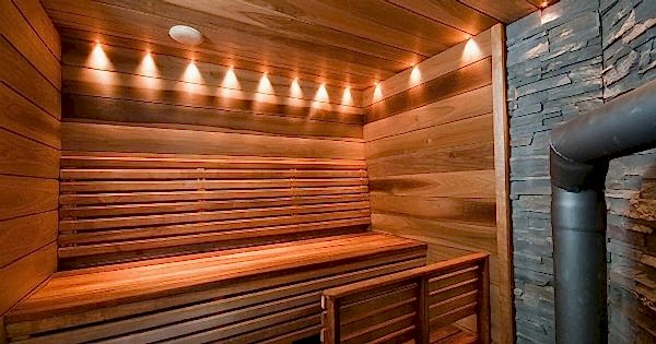 Отделка стен сауны