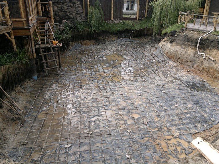 Строительство бетонного бассейна в Астане