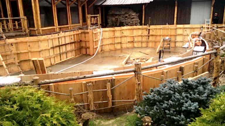 Монтаж опалубки бортов